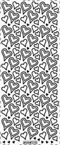 Picture of Stiker aurowy 310 10x23cm zoty