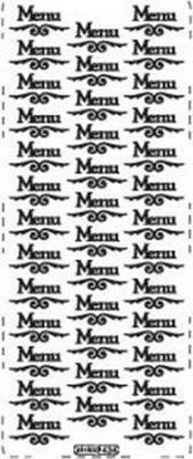 Picture of Stiker aurowy 434 10x23cm zoty