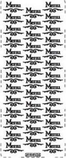 Picture of Stiker aurowy 434 10x23cm zoty