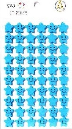 Attēls no Stiker Gwiazdka piankowy niebieski