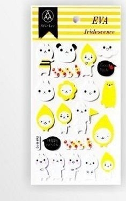 Picture of Stiker z elementami z pianki z lekkim brokatem