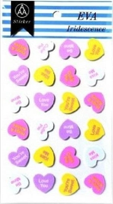 Picture of Stiker z elementami z pianki z lekkim brokatem