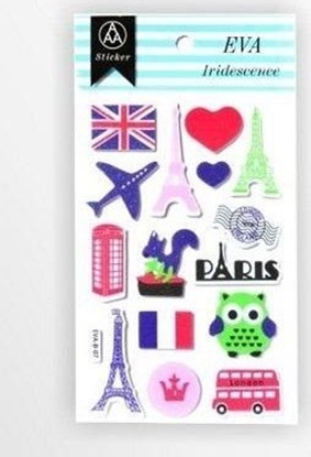 Picture of Stiker z elementami z pianki z lekkim brokatem