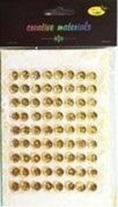 Picture of Stiker z krysztakami 10mm 72szt zoty