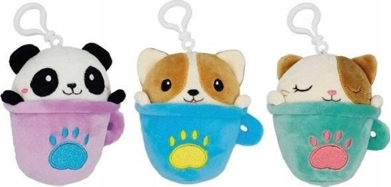 Изображение Stnux Brelok pluszowy Zwierztko w kubku mix p9 8936 STNUX  cena za 1 sztuk