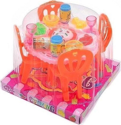 Изображение Stó z krzesami dla lalek 15el