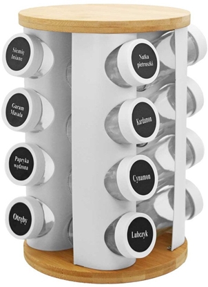 Picture of STOJAK OBROTOWY NA PRZYPRAWY 16 POJEMNIKÓW 2863