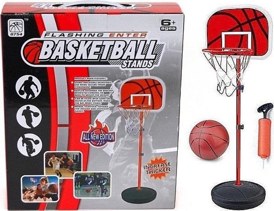 Изображение Stokjak z koszem do koszykówki 139cm