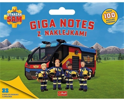 Picture of Straak Sam. Giga notes z naklejkami