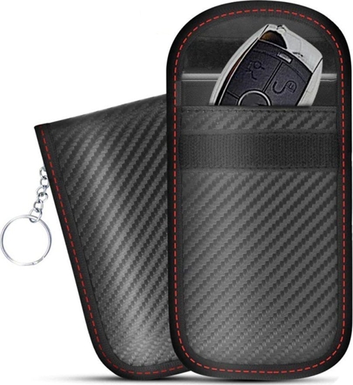 Изображение Strado Etui antykradzieowe blokujce sygna radiowy RFID keyless - Klatka Faradaya uniwersalny