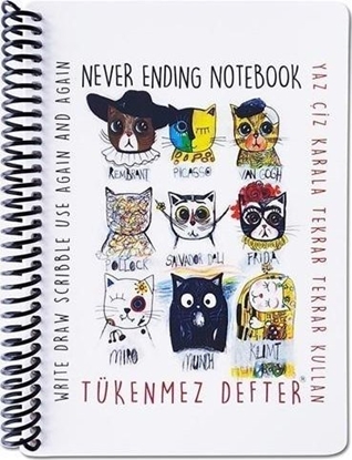 Изображение Strigo Blok pionowy Malarze Koty Funny Mat