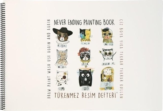 Изображение Strigo Blok poziomy Malarze Koty Funny Mat