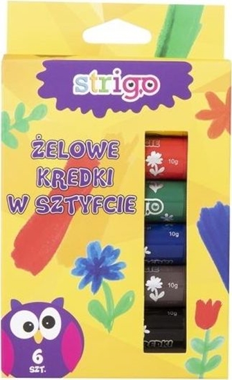 Изображение Strigo Kredki elowe 6szt STRIGO
