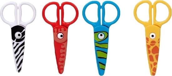 Picture of Strigo Noyczki plastikowe dla dzieci Zwierztka STRIGO