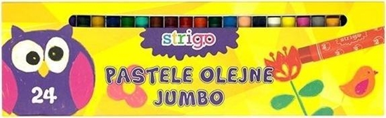 Picture of Strigo PASTELE OLEJNE STRIGO 24 KOLORÓW JUMBO