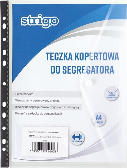 Picture of Strigo Teczka kopertowa PP A4 z perforacj Strigo