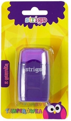 Изображение Strigo Temperówka z gumk STRIGO (258715)