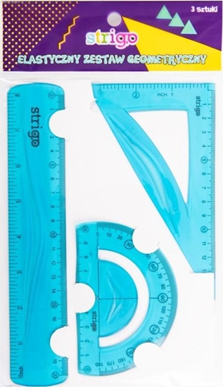 Picture of Strigo Zestaw geometryczny elastyczny niebieski STRIGO