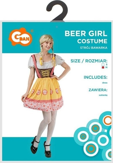 Изображение Strój dla dorosych Bawarka sukienka rozm. M