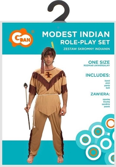 Picture of Strój dla dorosych Skromny Indianin rozm.uniw.
