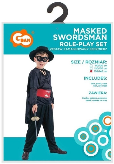 Picture of Strój dla dzieci Zamaskowany Szermierz r.130/140cm