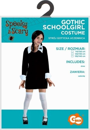 Picture of Strój gotycka Uczennica rozm. 130/140cm