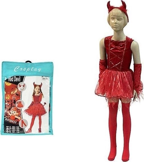 Изображение Strój karnawaowy diablica rozm. 100-110cm