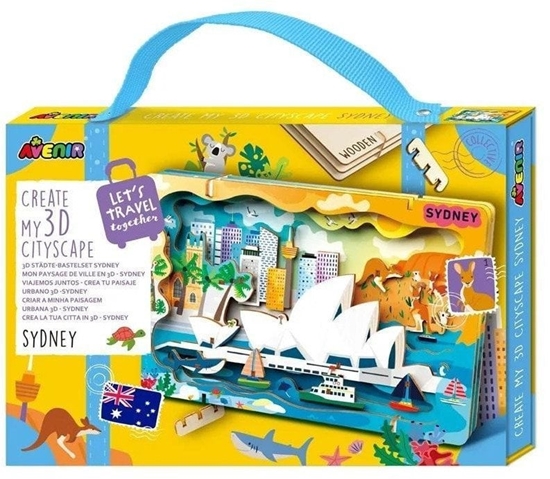 Picture of Stwórz pejza miejski Sydney - puzzle drewniane 3D