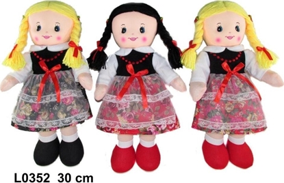 Picture of Sun-Day Lalka szmacianka góralka 3 wzory 30cm 159435 MIX cena za 1 szt