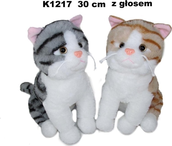 Изображение Sun-Day PLUSZAK KOT Z GLOSEM 30CM SIEDZACY