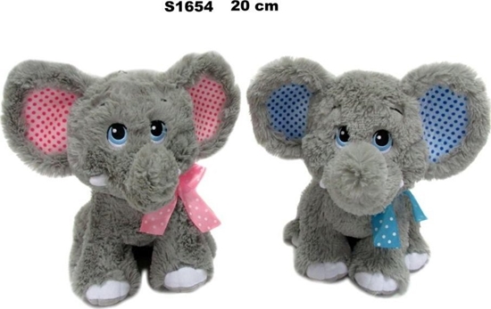 Picture of Sun-Day PLUSZAK SLON 20CM SIEDZACY Z KOKARDA