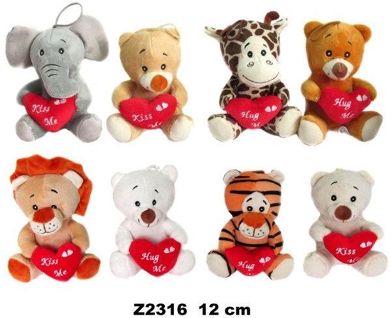 Изображение Sun-Day Zwierzta z sercem, 12 cm (Z2316)