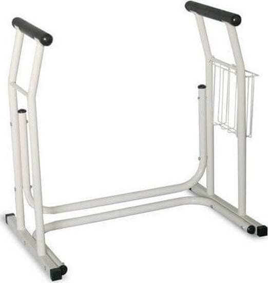 Изображение Sundo Dostawiana podpórka do toalety z miejscem na gazet