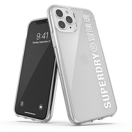 Изображение SuperDry Snap iPhone 11 Pro Max Clear Ca se biały|