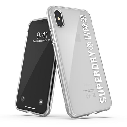 Изображение SuperDry Snap iPhone X|Xs Clear Case biały|white 4