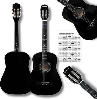 Attēls no SUPRIMO CGS1 BK gitara klasyczna 4/4 czarna do nau