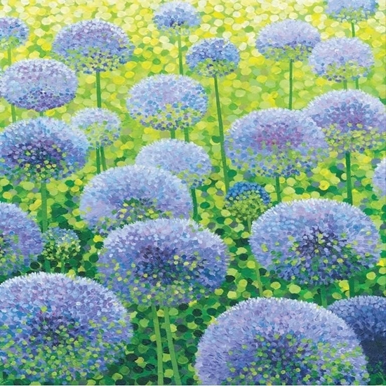 Picture of Susan Entwistle Karnet z kopert Czosnek bkitny