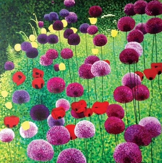 Picture of Susan Entwistle Karnet z kopert Czosnek i mak