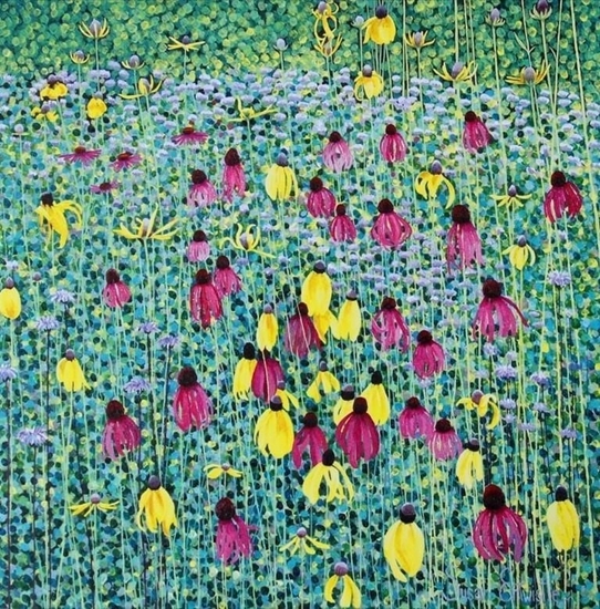 Picture of Susan Entwistle Karnet z kopert Kwiaty Prairie