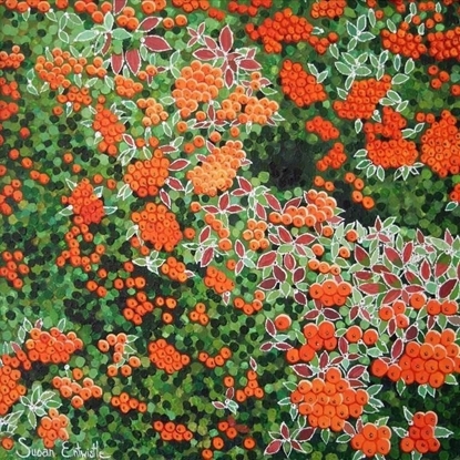 Изображение Susan Entwistle Karnet z kopert Ognik szkaratny