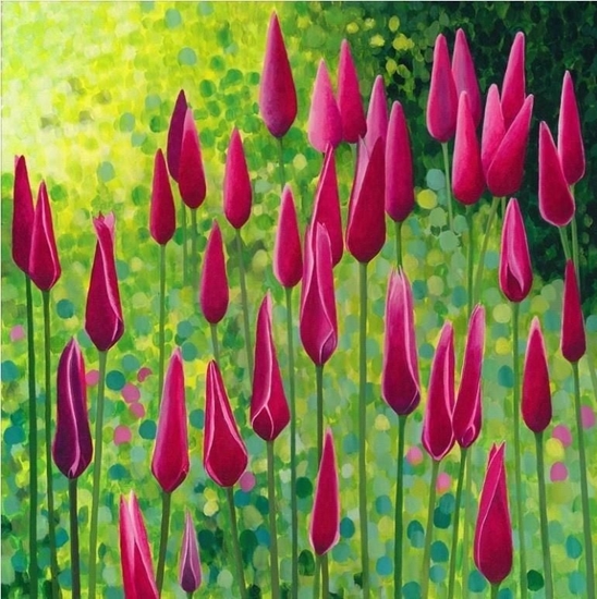 Picture of Susan Entwistle Karnet z kopert Tulipany Klusjusza