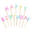 Attēls no Svecītes Happy Birthday, pasteļu krāsā