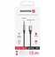 Изображение Swissten Audio Adapter Textile Lightning - 3.5mm Jack Cable 1.5m