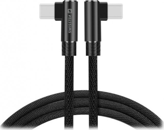 Picture of Kabel USB Swissten USB-C - USB-C 1.2 m Czarny (71528800)