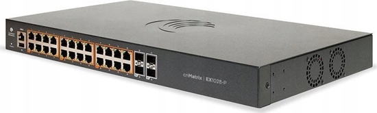 Picture of Switch Cambium Networks Cambium Networks EX1028-P Zarzdzany L2/L3 Gigabit Ethernet (10/100/1000) Obsuga PoE 1U Szary