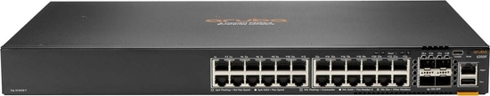 Изображение Switch HP HPE Aruba Networking CX 6200F 24G Class-4 PoE 4SFP+ 370W Switch (EN)