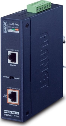 Picture of Switch Planet PLANET IPOE-171-95W cza sieciowe Gigabit Ethernet (10/100/1000) Obsuga PoE Niebieski