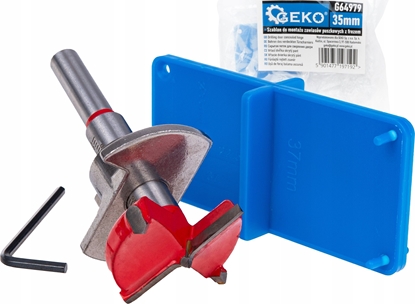 Attēls no Szablon do montau zawiasów puszkowych z frezem regulowanym 35mm (50)