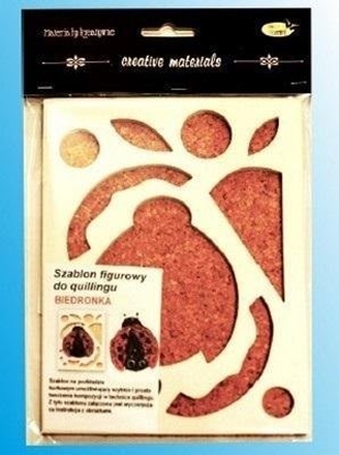 Picture of Szablon figurowy do quillingu biedronka 14.5x19cm