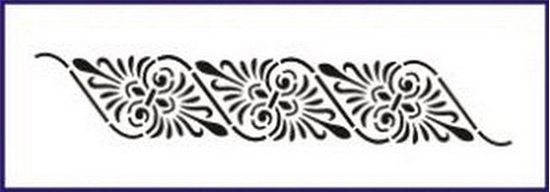 Picture of Szablon zmywalny 6x28cm 0,5mm